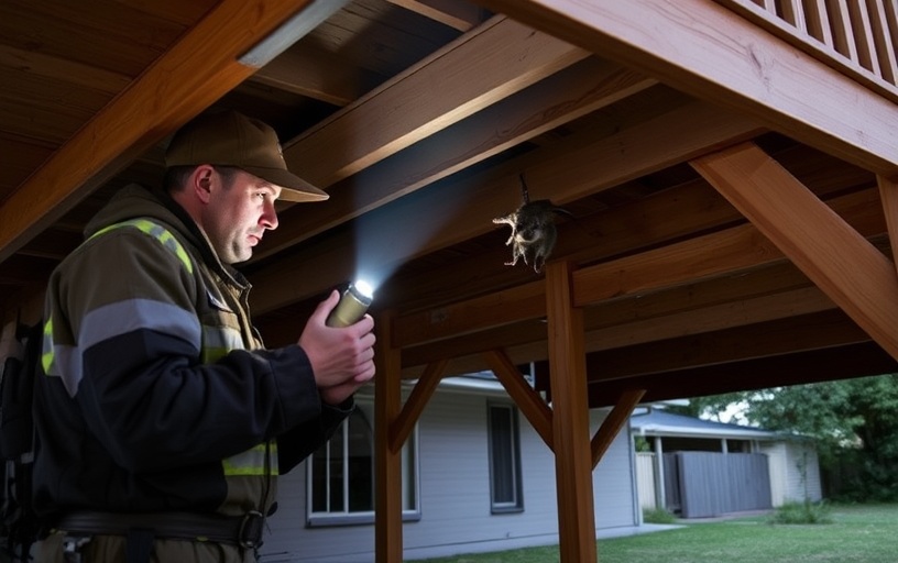 Under Deck Possum Removal in Chirnside Park